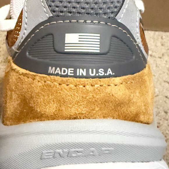 $399 Authentic NEW BALANCE U990TN6 Made in USA Men\'s Mustard Trainers Sz.10.5 main image 6